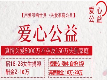 甘泉捐卵助孕生子 爱心志愿者招募